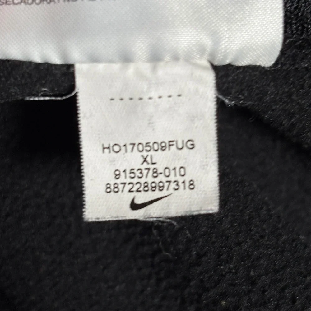 Nike‎ Dri Fit Black Fleece Therma Track Training Sweatpants Wide Leg Girls XL - Picture 10 of 15